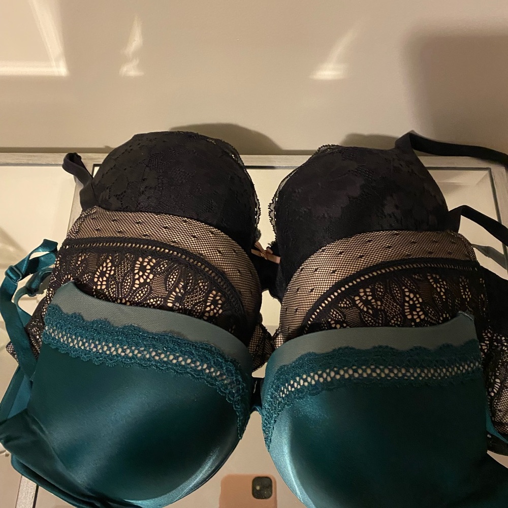 Three Victoria Secret never worn push up bras